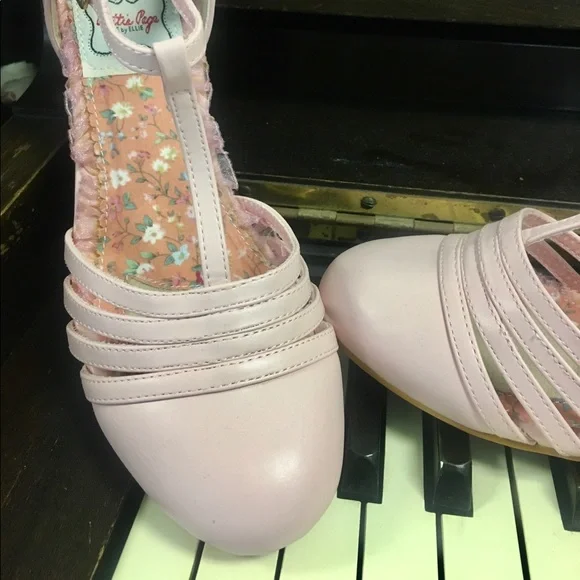 Lucy T Strap Heel Pink - Picture 3 of 10